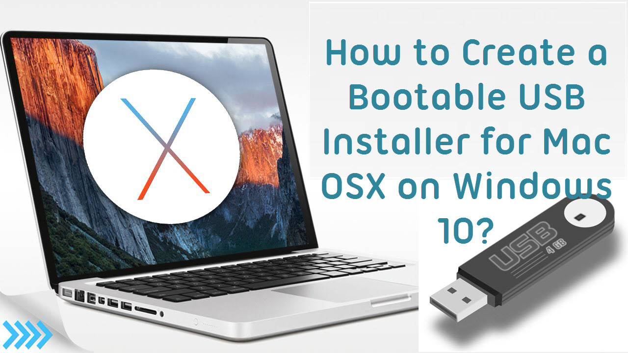 create a bootable usb drive for windows in mac